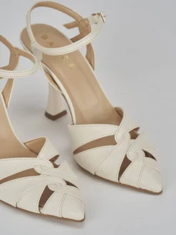 Slingback tacco 9cm pelle Donna Slingback