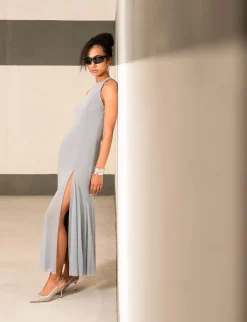 Clearance Slingback tacco 6cm pelle Donna Slingback