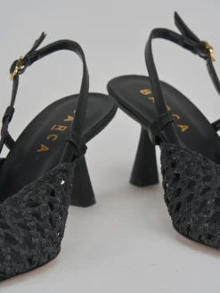 New Slingback tacco 7cm pelle Donna Slingback