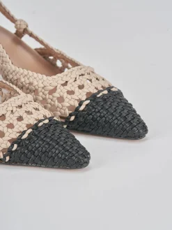 Sale Slingback tacco 6cm pelle Donna Slingback