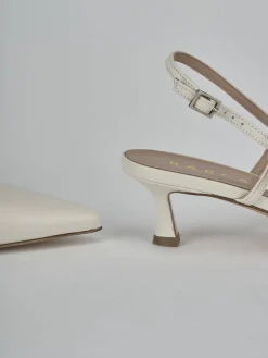 New Slingback tacco 5cm pelle Donna Slingback