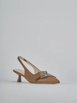 Best Slingback tacco 5cm pelle testa Donna Slingback