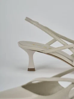 Hot Slingback tacco 5cm pelle Donna Slingback