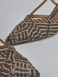 New Slingback tacco 5cm pelle Donna Slingback