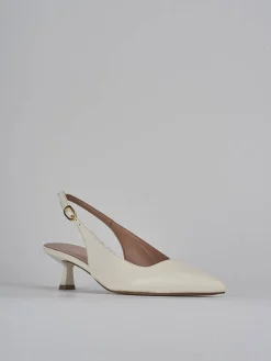 New Slingback tacco 5cm pelle Donna Slingback