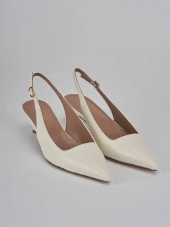New Slingback tacco 5cm pelle Donna Slingback