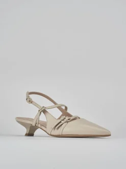 Outlet Slingback tacco 3cm pelle Donna Slingback