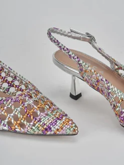 New Slingback tacco 6cm pelle Donna Slingback