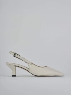 New Slingback tacco 6cm pelle Donna Slingback