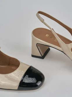 Clearance Slingback tacco 5cm pelle Donna Slingback