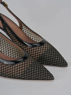 Slingback tacco 7cm pelle Donna Slingback