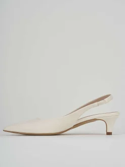 Slingback tacco 3cm pelle Donna Slingback