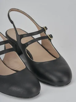 Online Slingback tacco 4cm pelle Donna Slingback