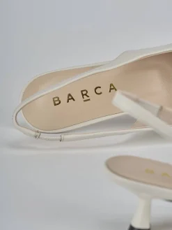 Discount Slingback tacco 5cm pelle Donna Slingback