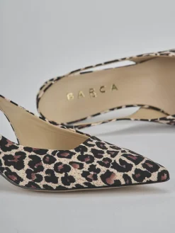 Hot Slingback tacco 4cm pelle Donna Slingback