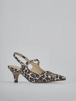 Best Slingback tacco 4cm pelle Donna Slingback