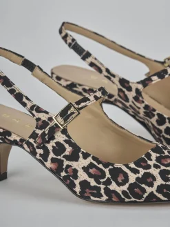 Best Slingback tacco 4cm pelle Donna Slingback