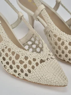 New Slingback tacco 5cm pelle Donna Slingback