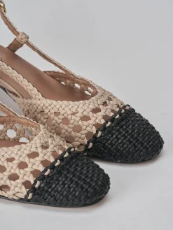 Online Slingback tacco 5cm pelle Donna Slingback