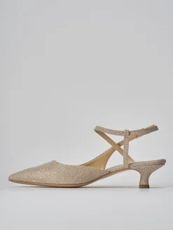 Discount Slingback tacco 4cm pelle Donna Slingback