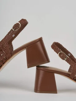 Sale Slingback tacco 5cm pelle Donna Slingback