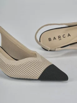 Sale Slingback tacco 5cm pelle Donna Slingback