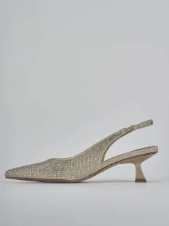 Slingback tacco 5cm pelle Donna Slingback