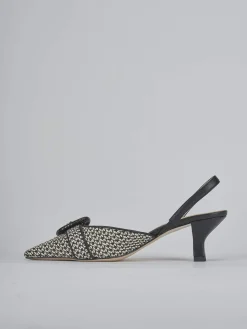 New Slingback tacco 6cm pelle Donna Slingback