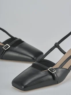 Slingback tacco 5cm pelle Donna Slingback