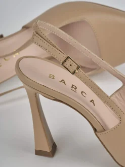 Hot Slingback tacco 9cm pelle Donna Slingback