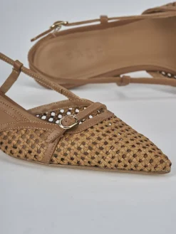 Hot Slingback tacco 4cm pelle Donna Slingback