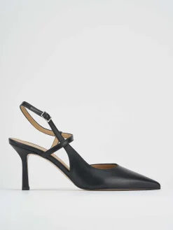 New Slingback tacco 7cm pelle Donna Slingback