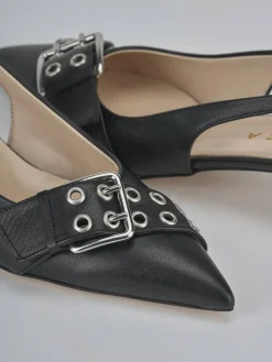 Slingback tacco 5cm pelle Donna Slingback