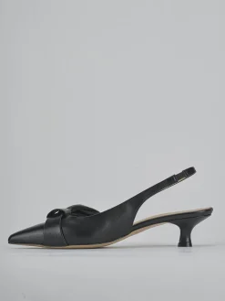 Outlet Slingback tacco 4cm pelle Donna Slingback