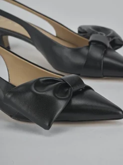 Outlet Slingback tacco 4cm pelle Donna Slingback