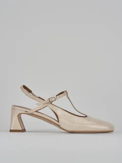 Slingback tacco 5cm pelle Donna Slingback