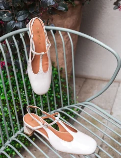 Slingback tacco 5cm pelle Donna Slingback