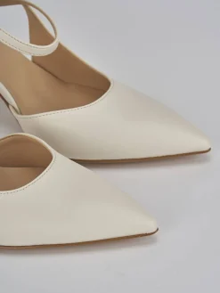 Hot Slingback tacco 7cm pelle Donna Slingback