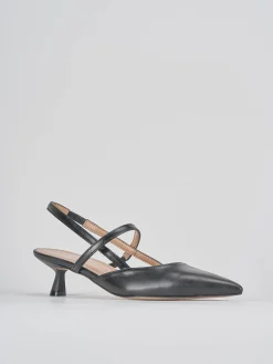 Slingback tacco 5cm pelle Donna Slingback