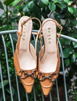 Outlet Slingback tacco 3cm pelle Donna Slingback