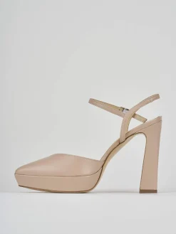 Slingback tacco 11cm pelle Donna Slingback