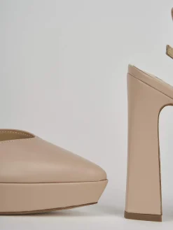 Slingback tacco 11cm pelle Donna Slingback