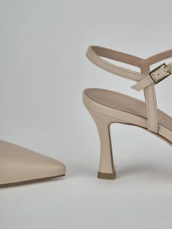 Sale Slingback tacco 8cm pelle Donna Slingback