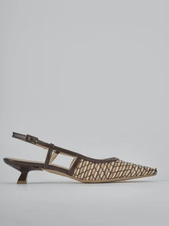 Best Slingback tacco 4cm pelle Donna Slingback