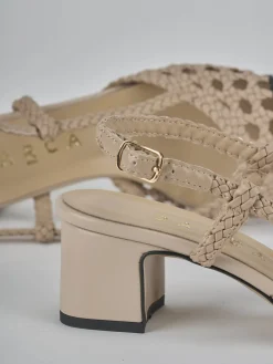 Sale Slingback tacco 6cm pelle Donna Slingback