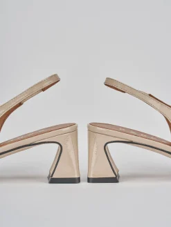 Hot Slingback tacco 5cm pelle Donna Slingback