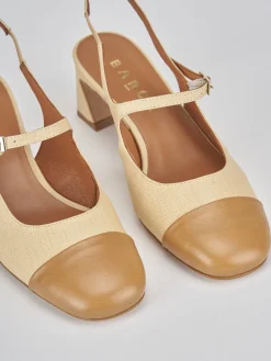 New Slingback tacco 5cm pelle Donna Slingback