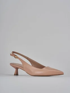 New Slingback tacco 5cm pelle Donna Slingback