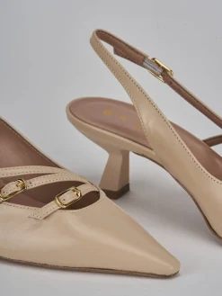 Online Slingback tacco 6cm pelle Donna Slingback