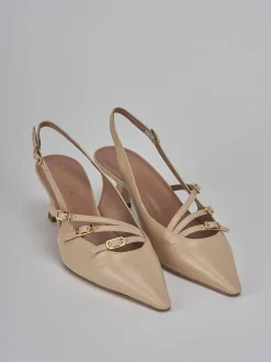 Online Slingback tacco 6cm pelle Donna Slingback